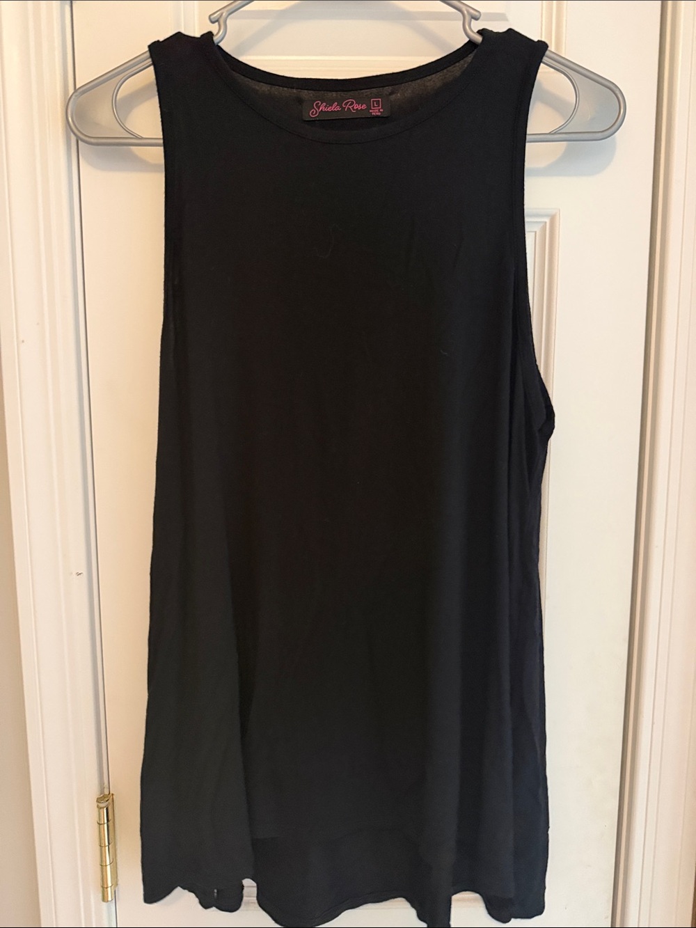 Solid Black Sleeveless Tank Top by Studio RUE